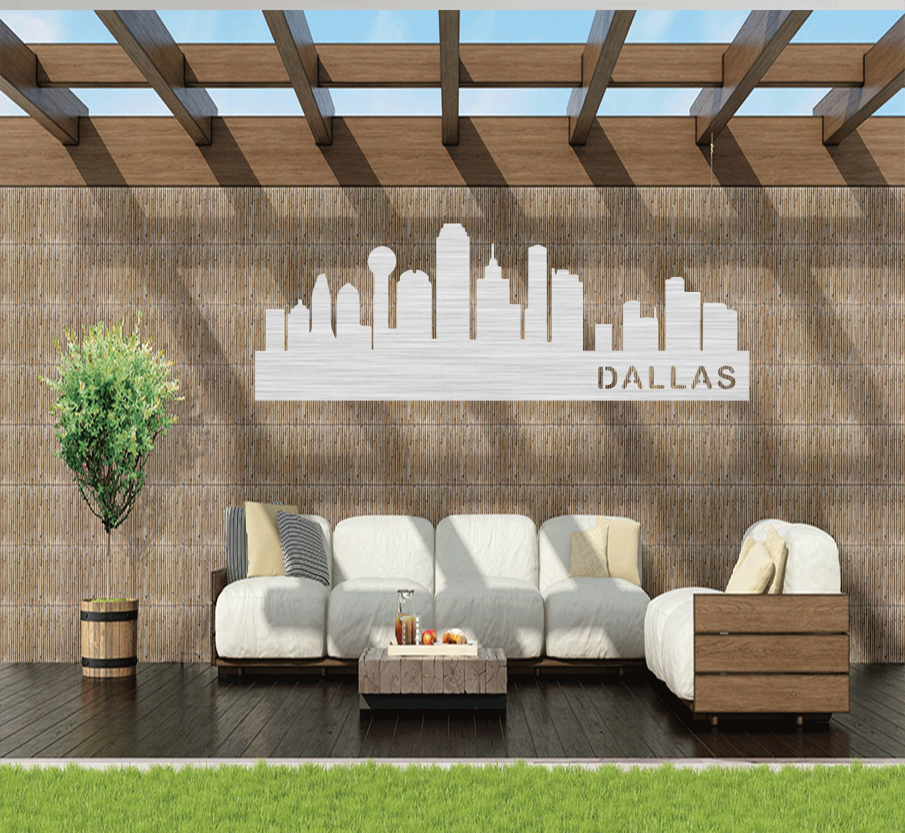 Stunning Dallas Skyline Metal Wall Art for a Striking Decor Statement