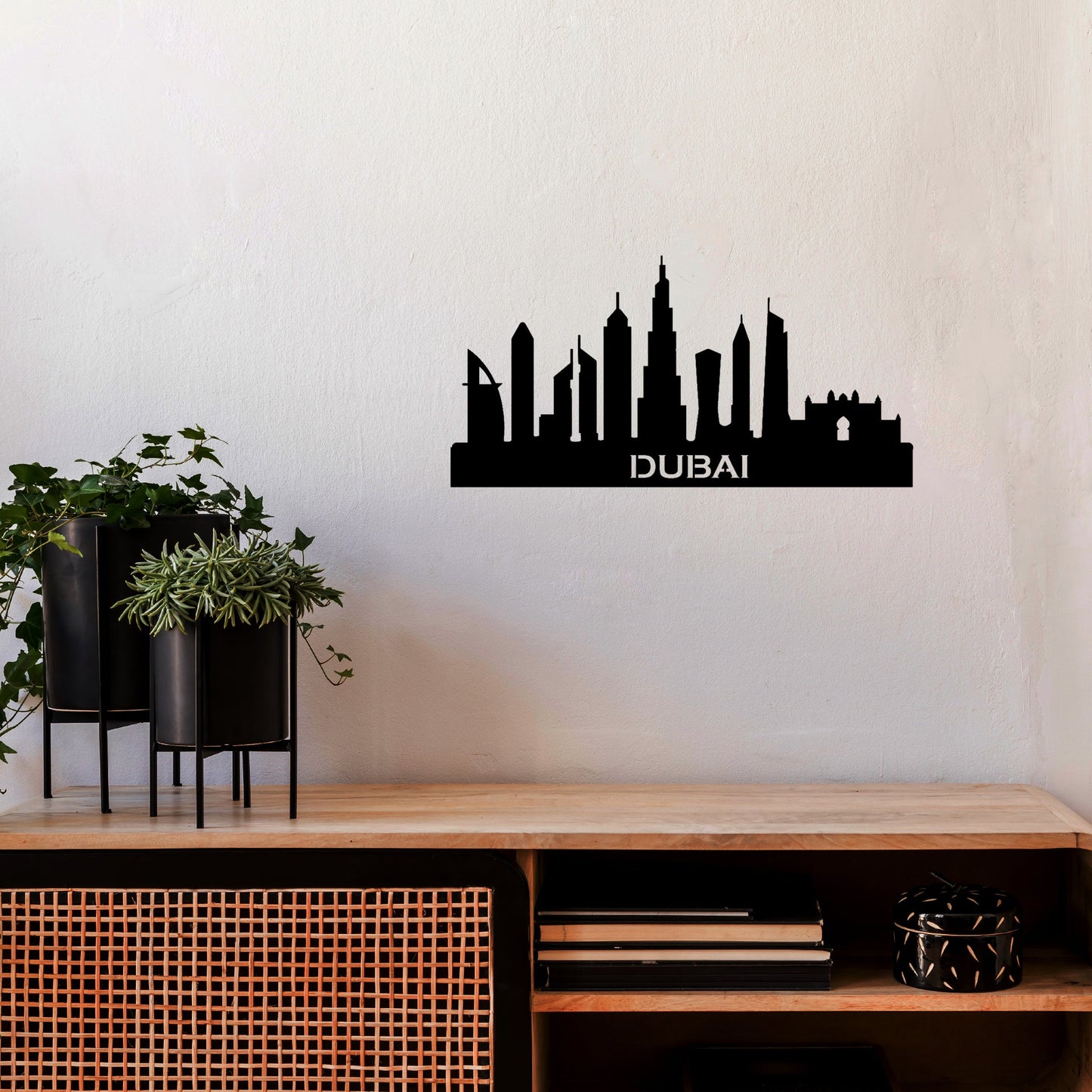 Stunning Dubai Skyline Metal Wall Art Décor