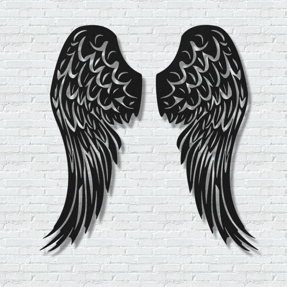 ・"Angel Wings"・Premium Metal Wall Art - Limited Edition