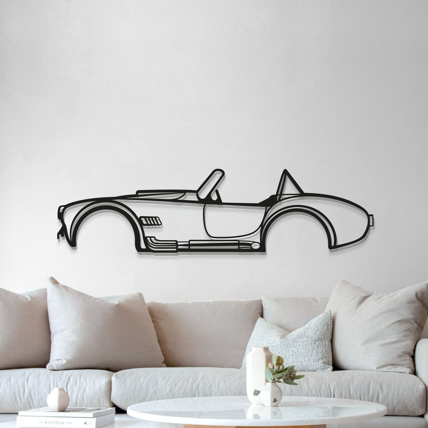 1965 Shelby Cobra Metal Car Wall Art - MT0075