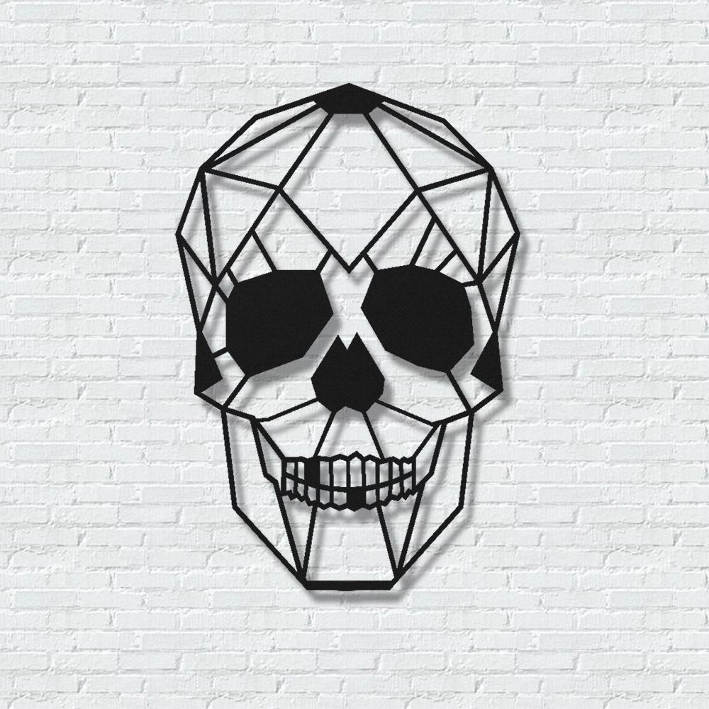 ・"Skull"・Premium Metal Wall Art - Limited Edition