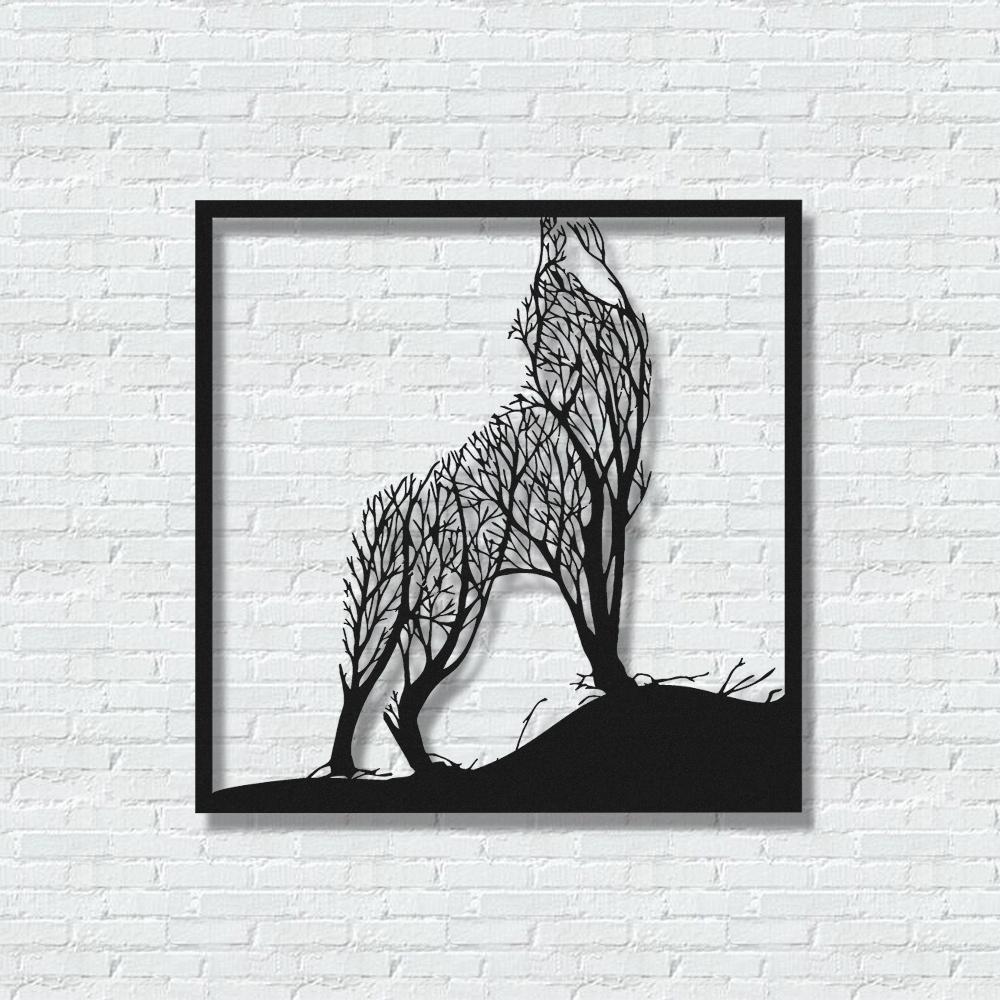 ・"Wolf Tree"・Premium Metal Wall Art - Limited Edition