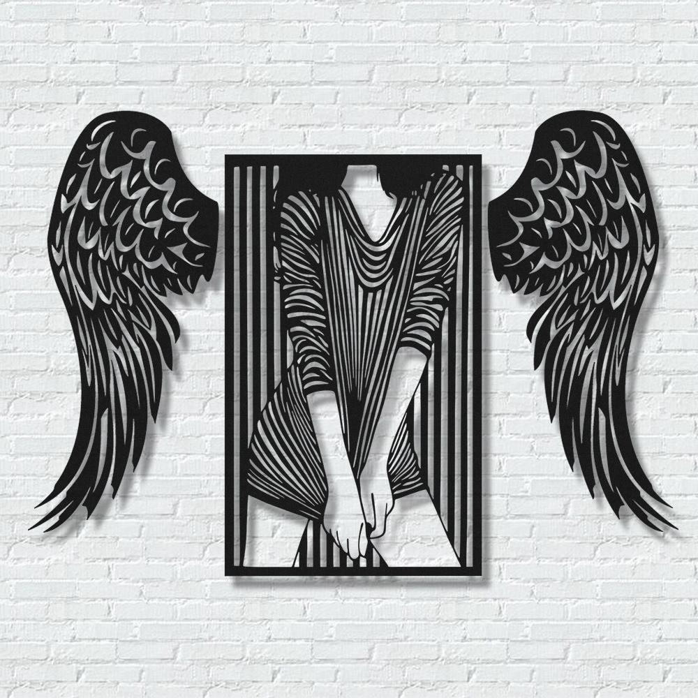 ・"Angel Wings Combination"・Premium Metal Wall Art - Limited Edition