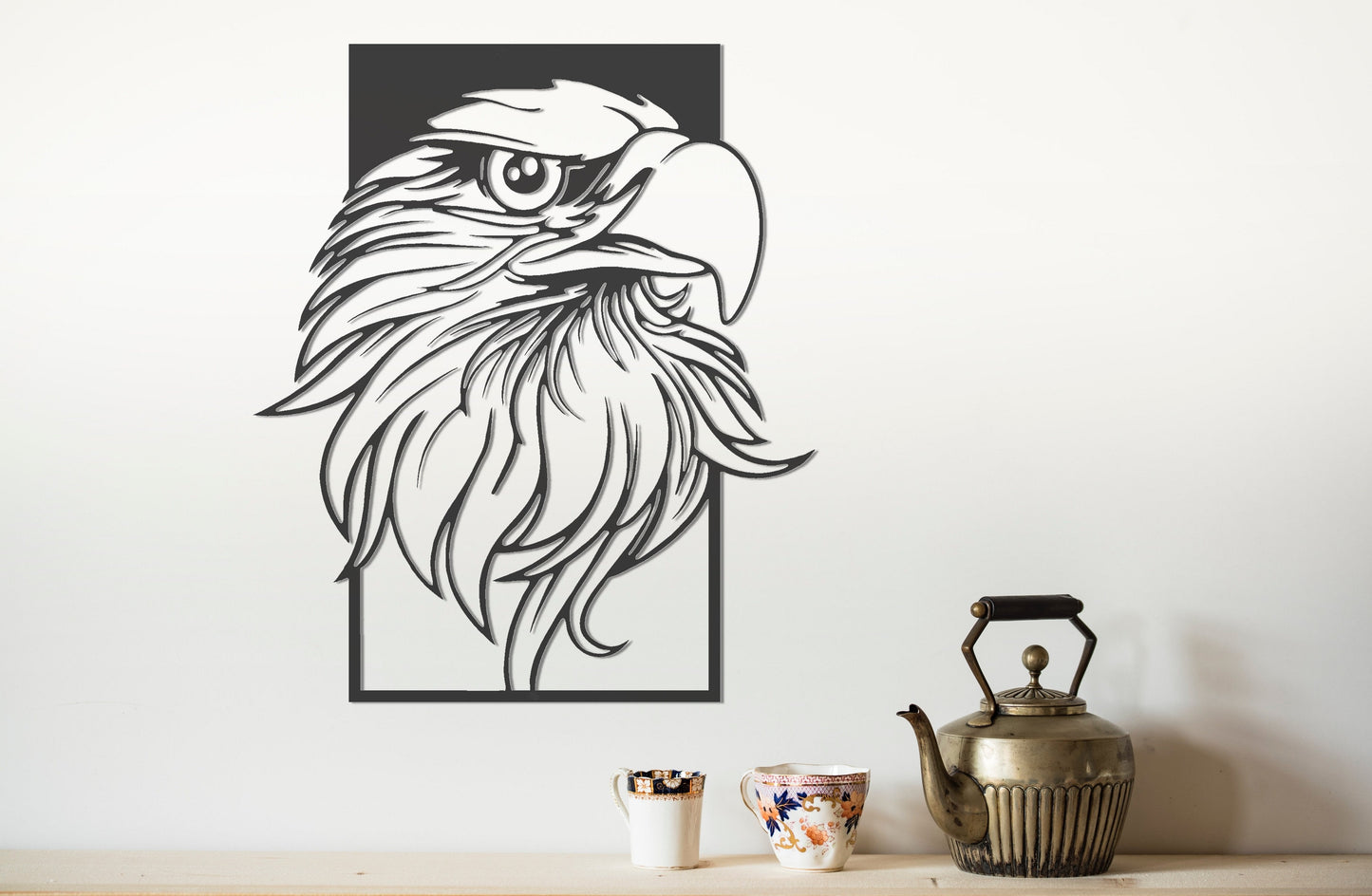 ・"Falcon"・Premium Metal Wall Art - Limited Edition