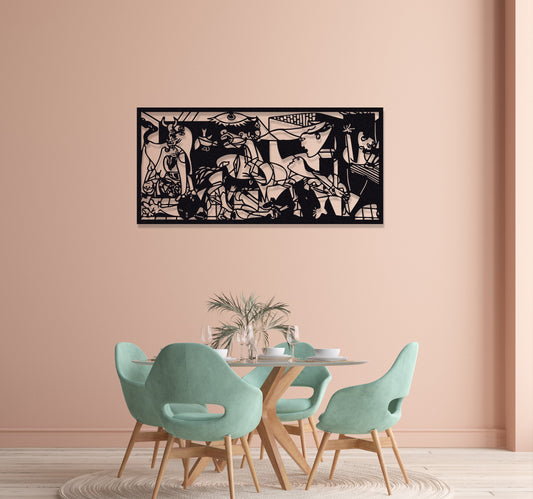 ・"Guernica Pablo Picasso"・Premium Metal Wall Art - Limited Edition