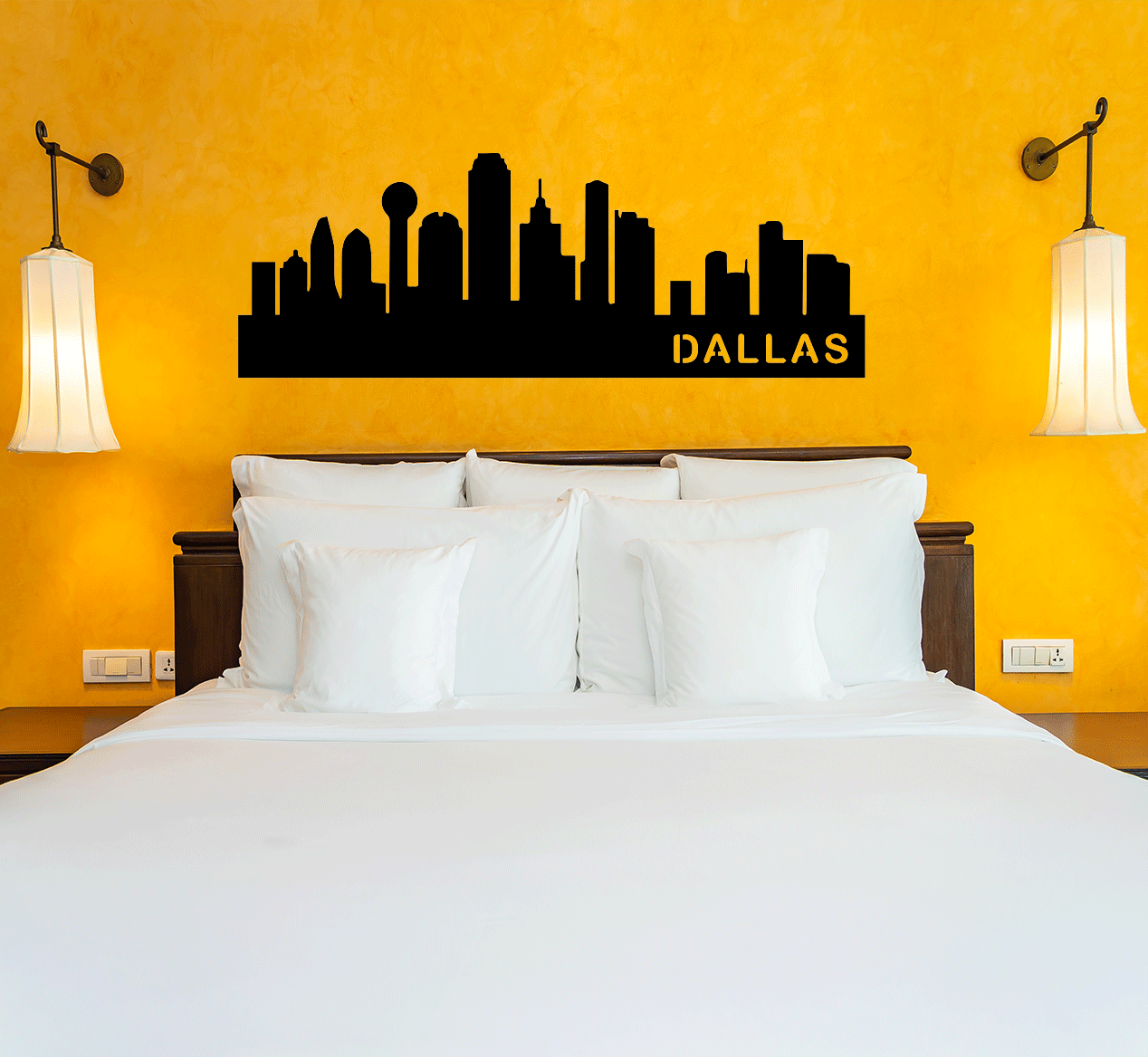 Stunning Dallas Skyline Metal Wall Art for a Striking Decor Statement