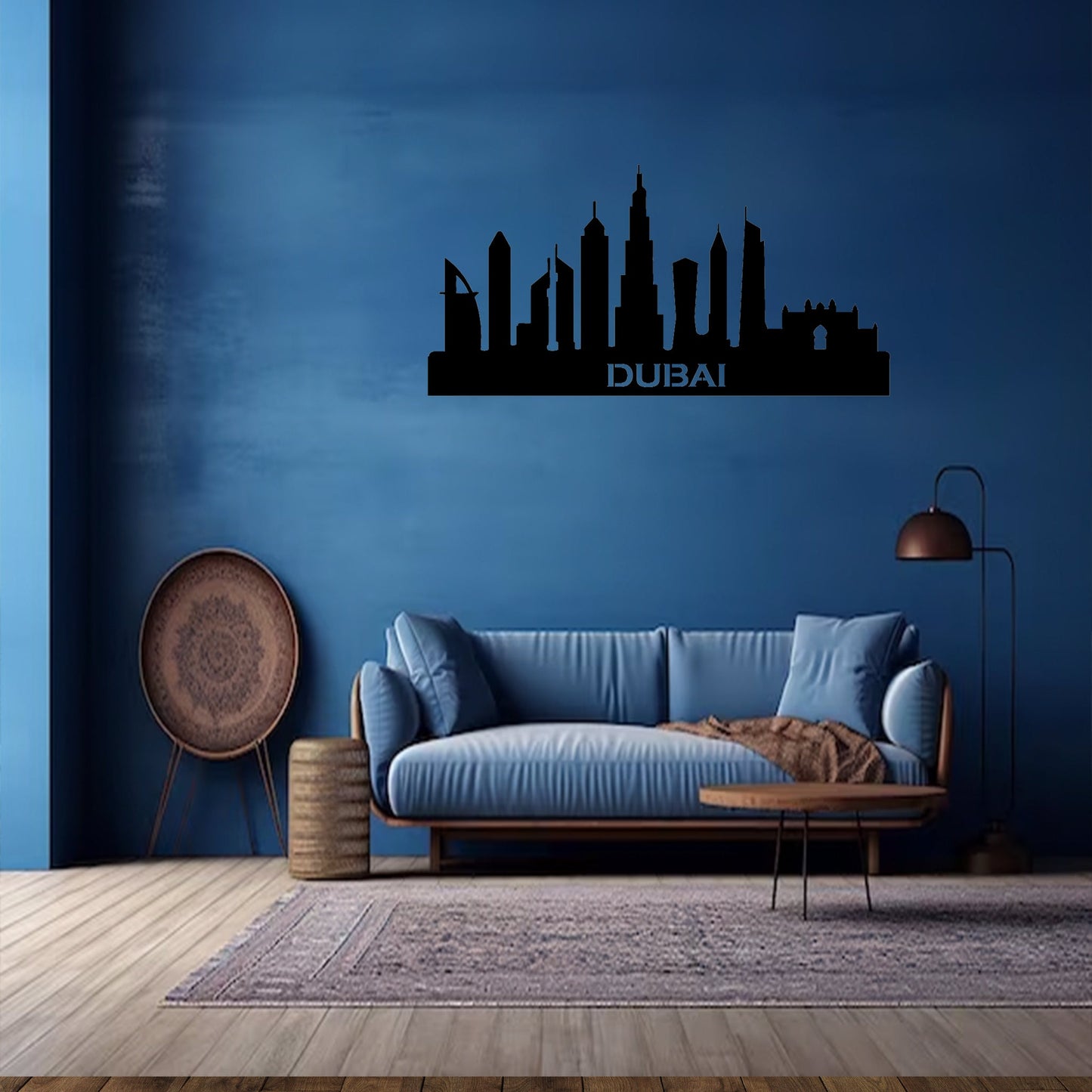 Stunning Dubai Skyline Metal Wall Art Décor