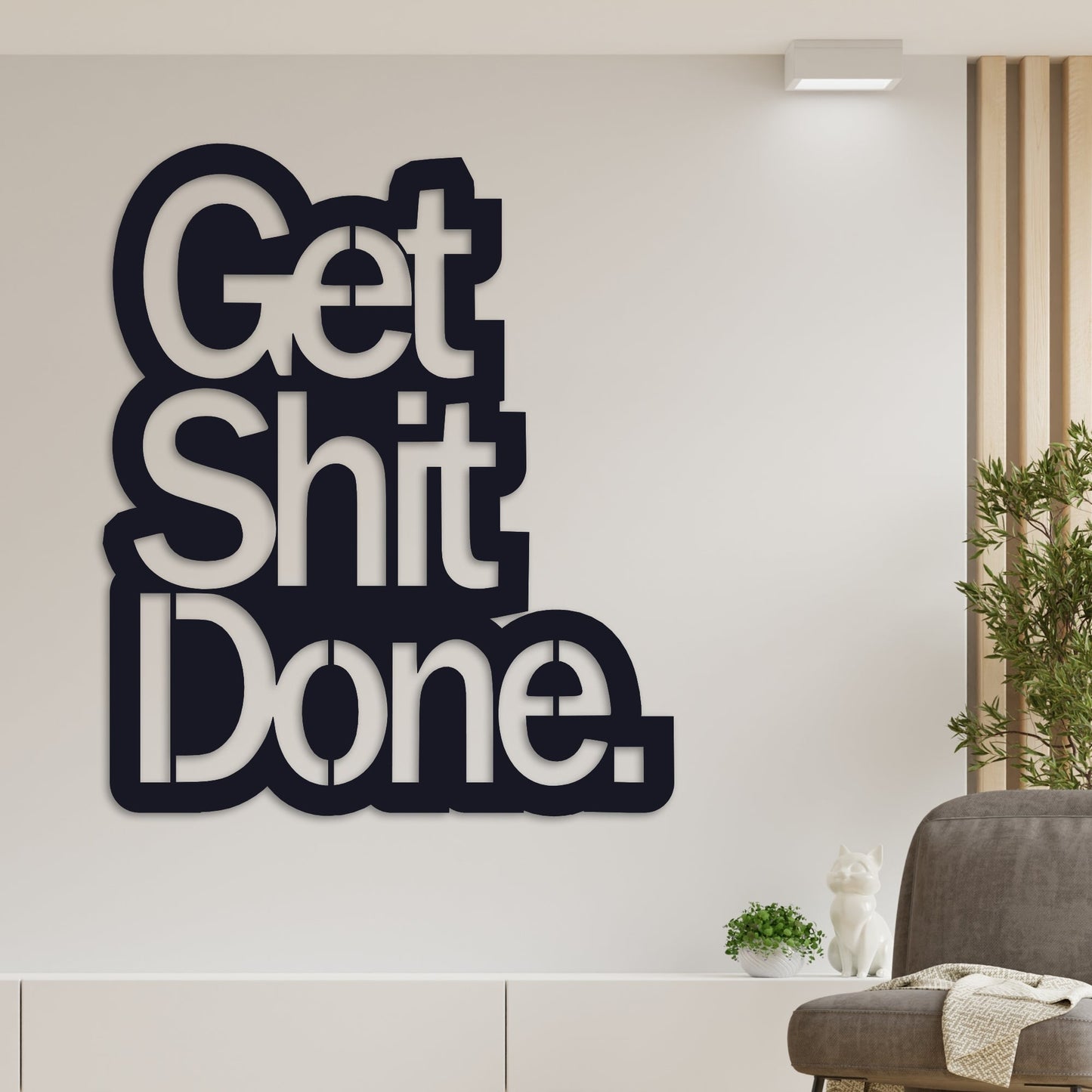 ・"Get X Done"・Premium Metal Wall Art - Limited Edition