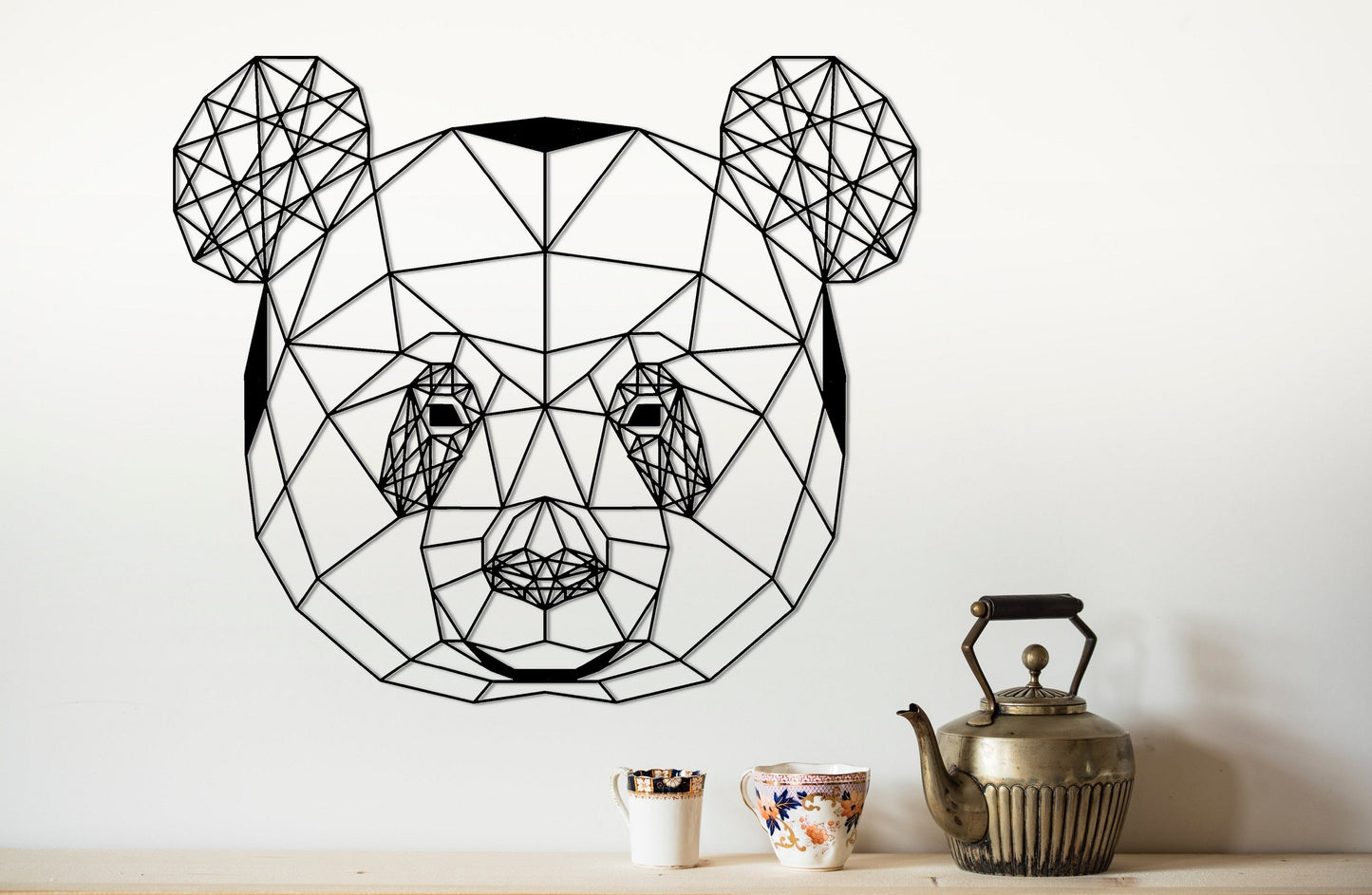 ・"Panda"・Premium Metal Wall Art - Limited Edition