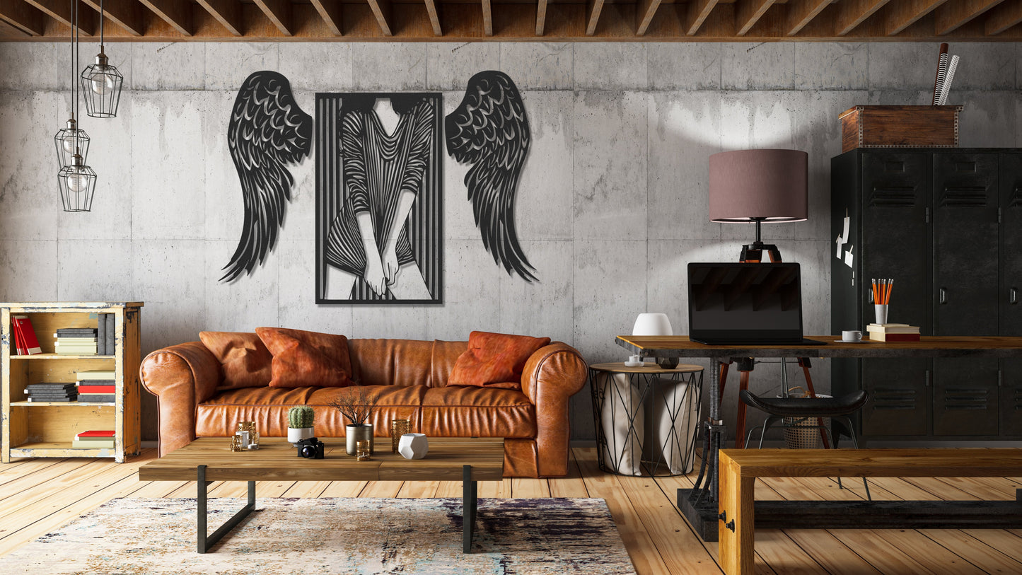 ・"Angel Wings Combination"・Premium Metal Wall Art - Limited Edition