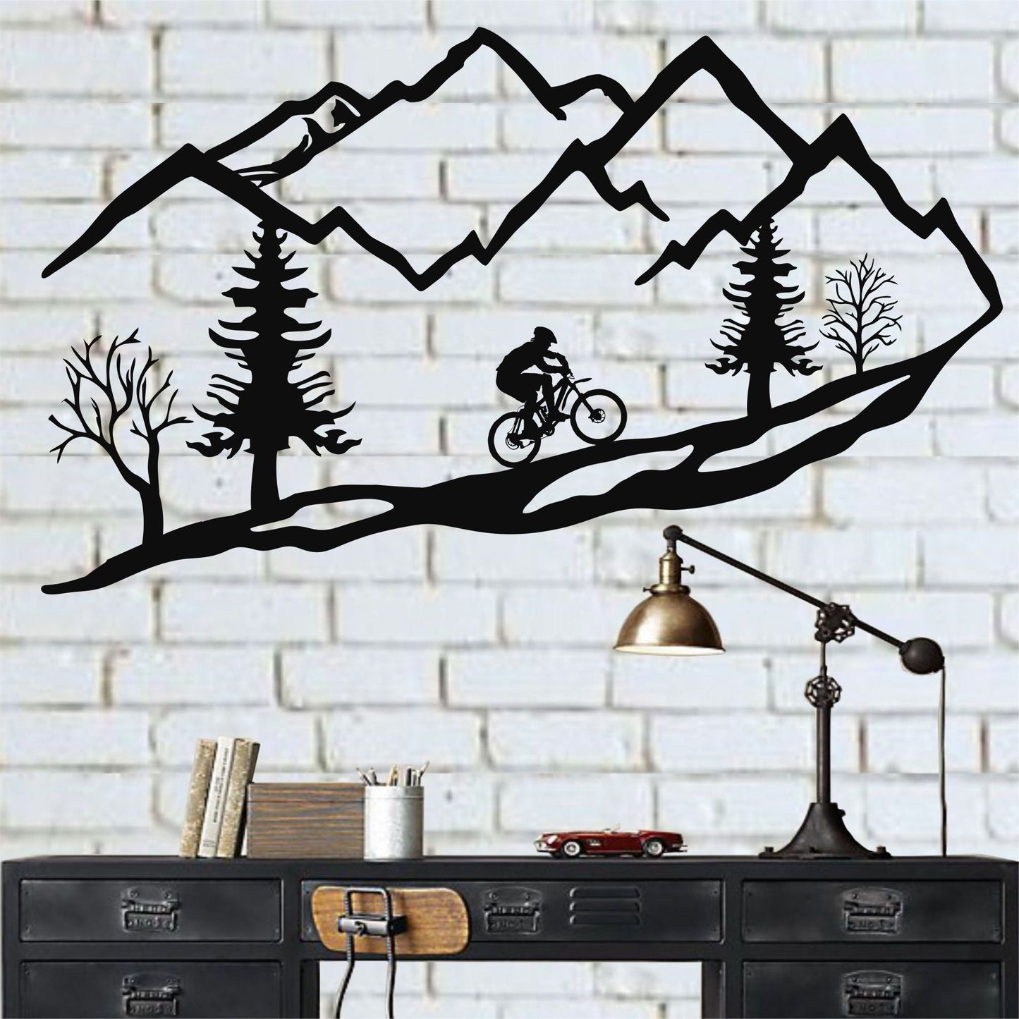 Biker Metal Wall Art