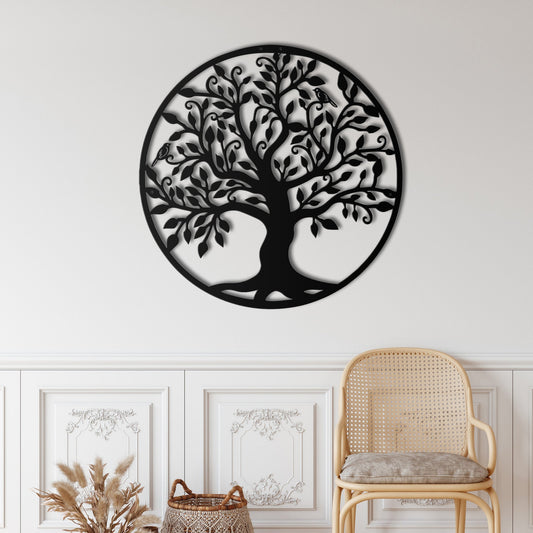 Family Tree Metal Wall Art