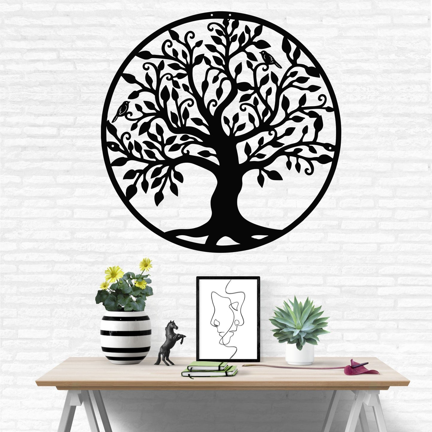 Family Tree Metal Wall Art