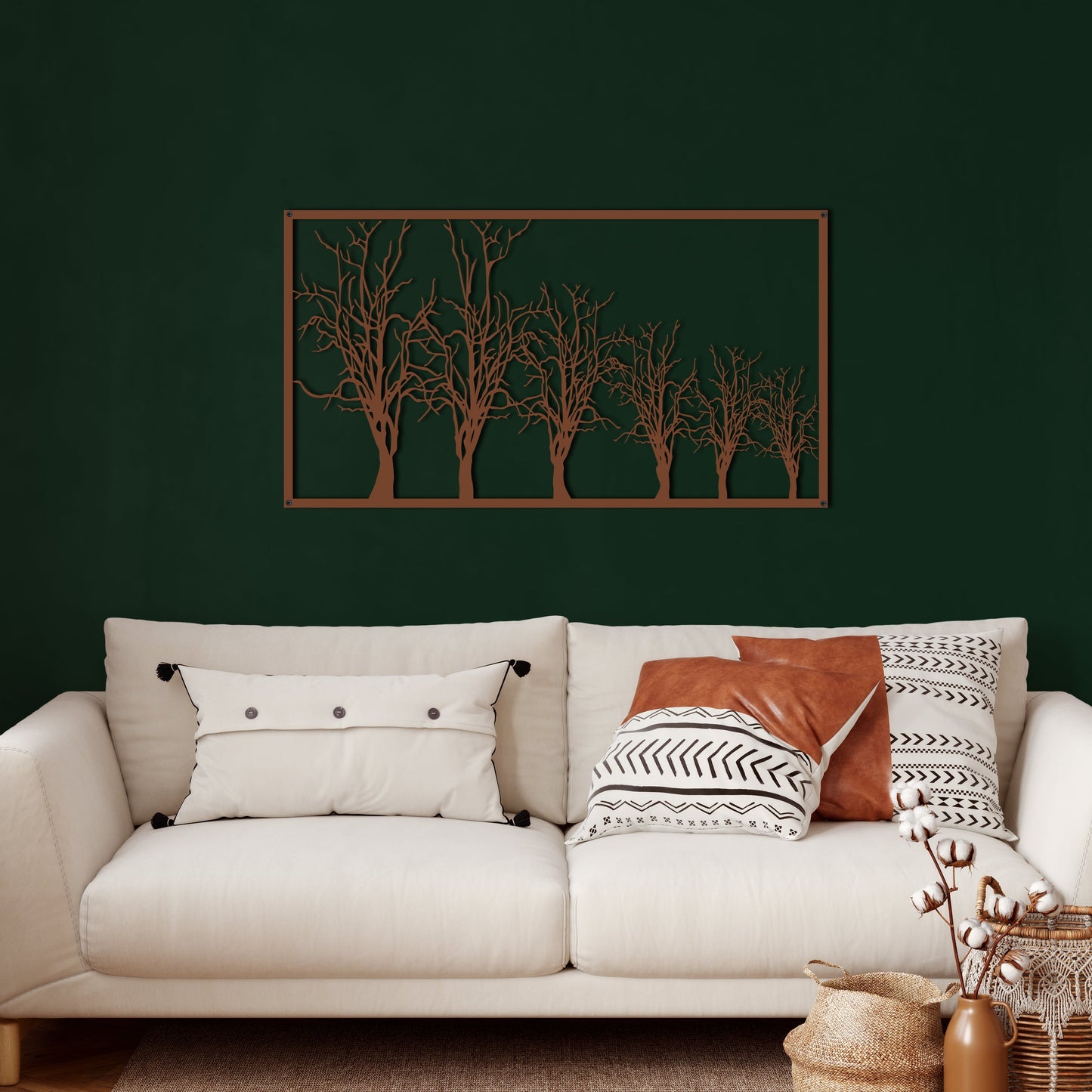 Trees Metal Wall Art