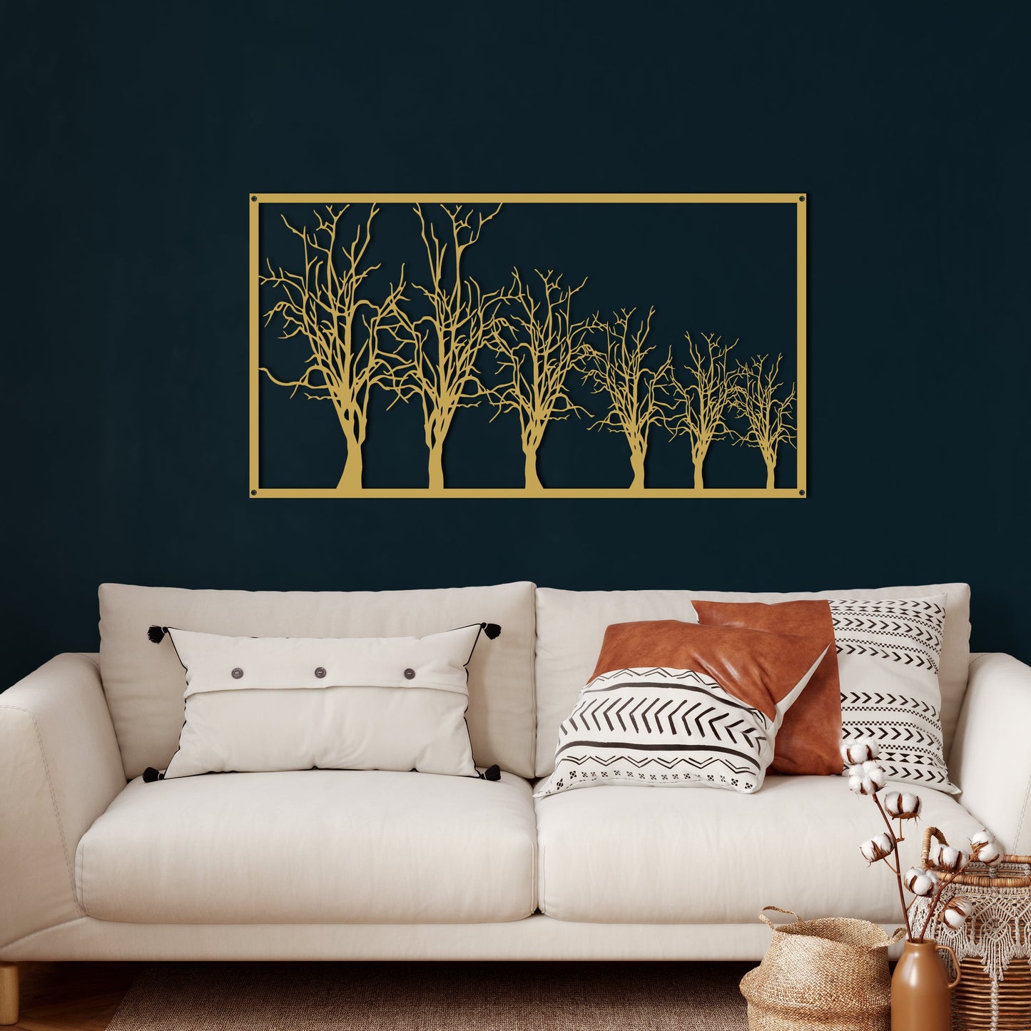 Trees Metal Wall Art