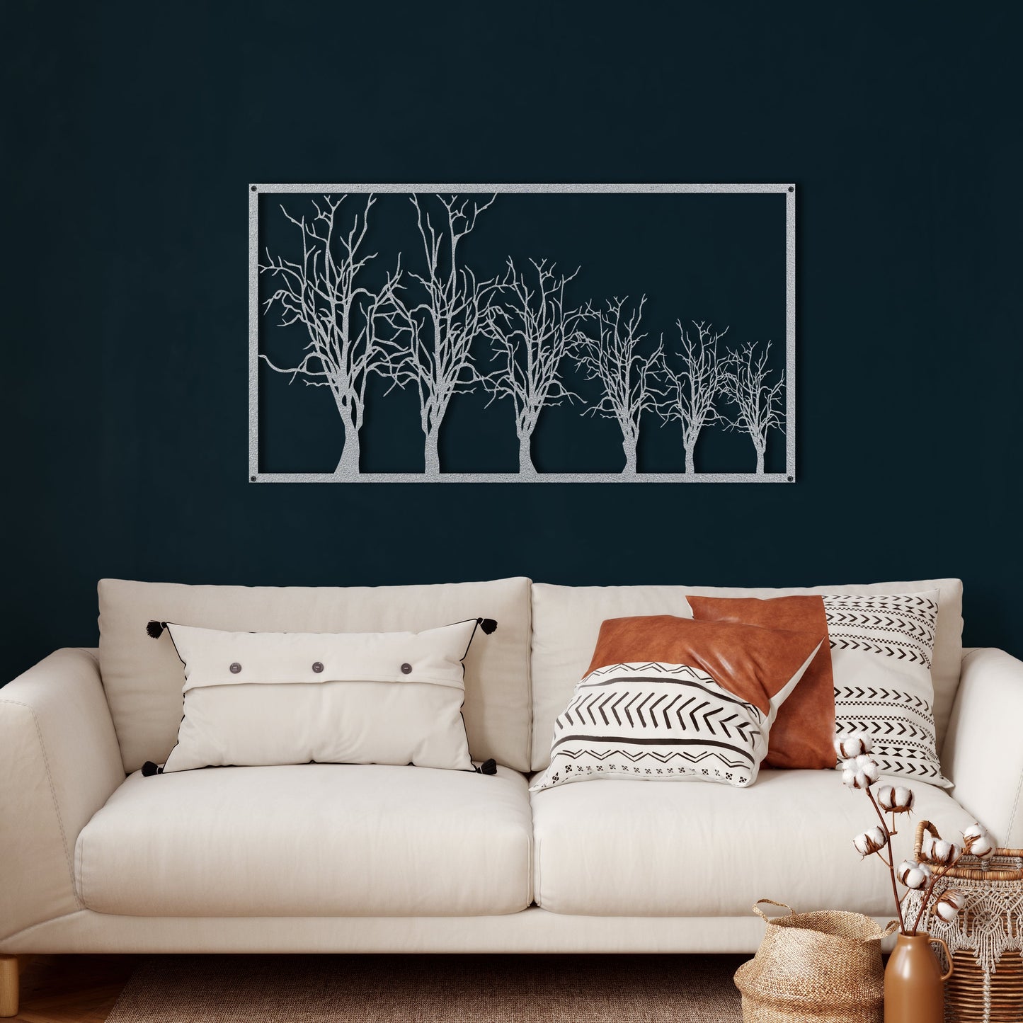 Trees Metal Wall Art