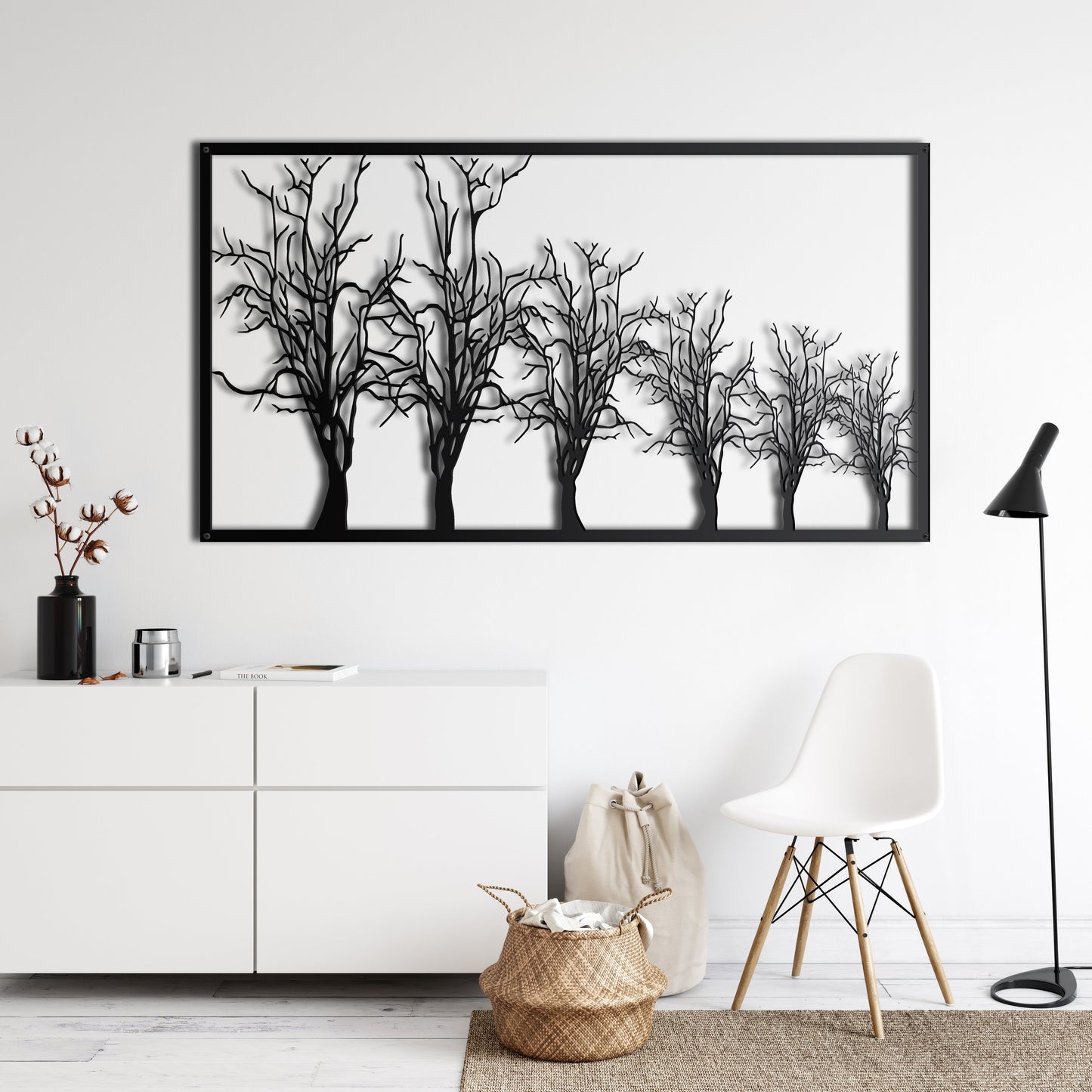 Trees Metal Wall Art