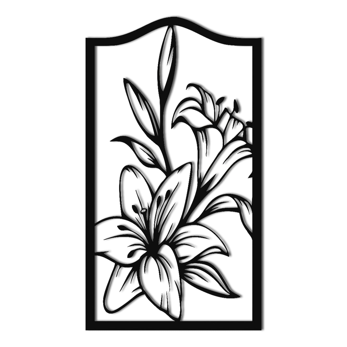 Flower Metal Wall Art