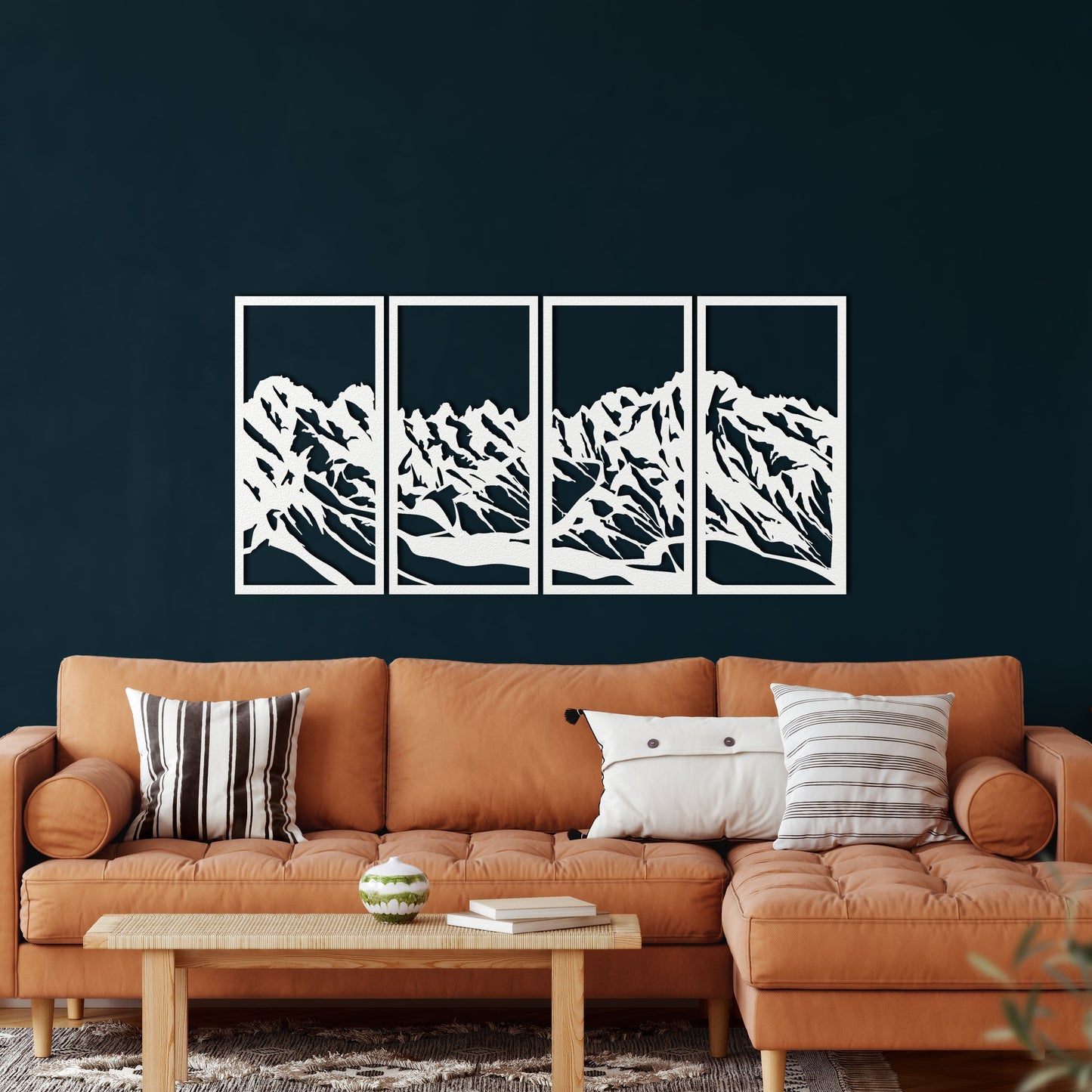 Mountain Range Metal Wall Art