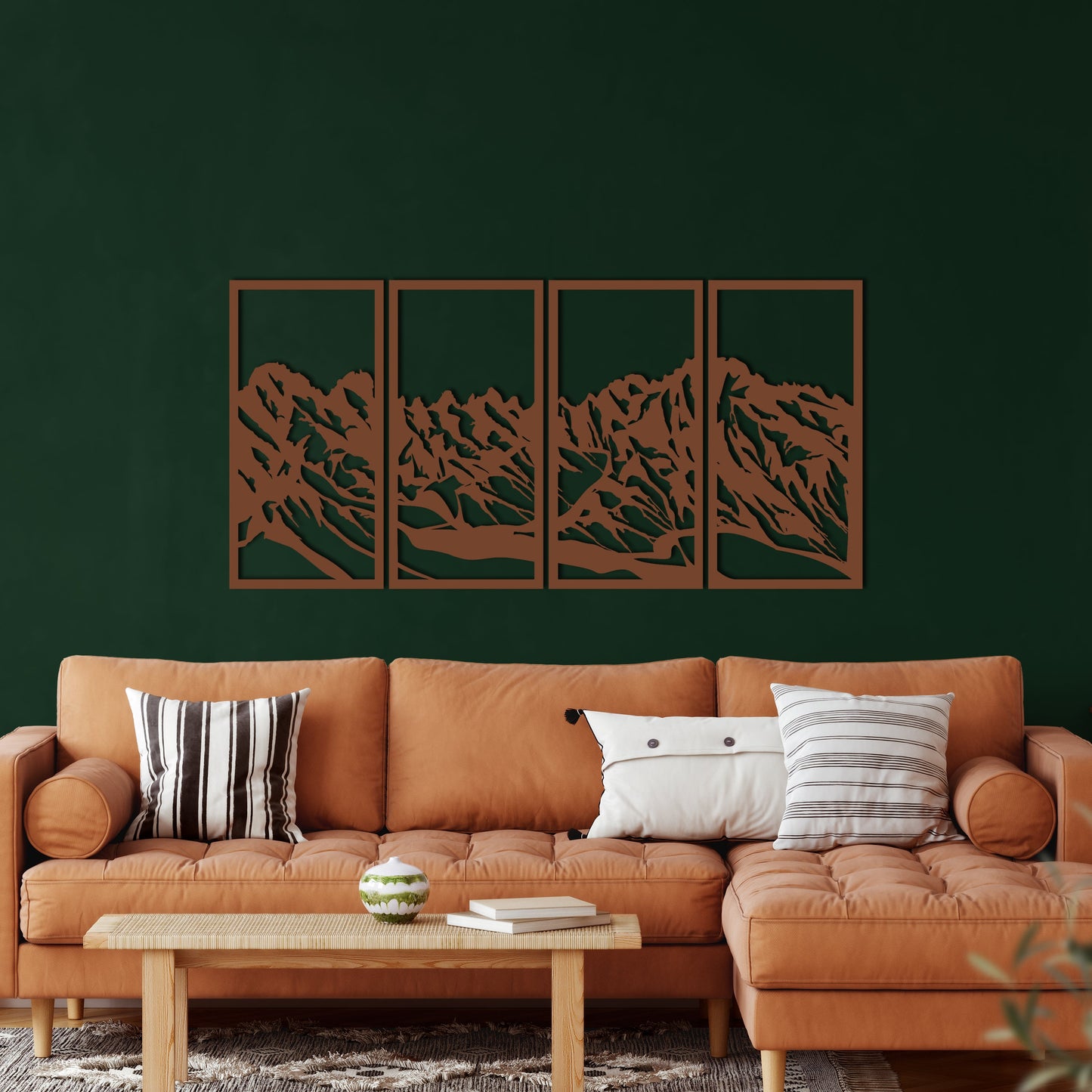 Mountain Range Metal Wall Art