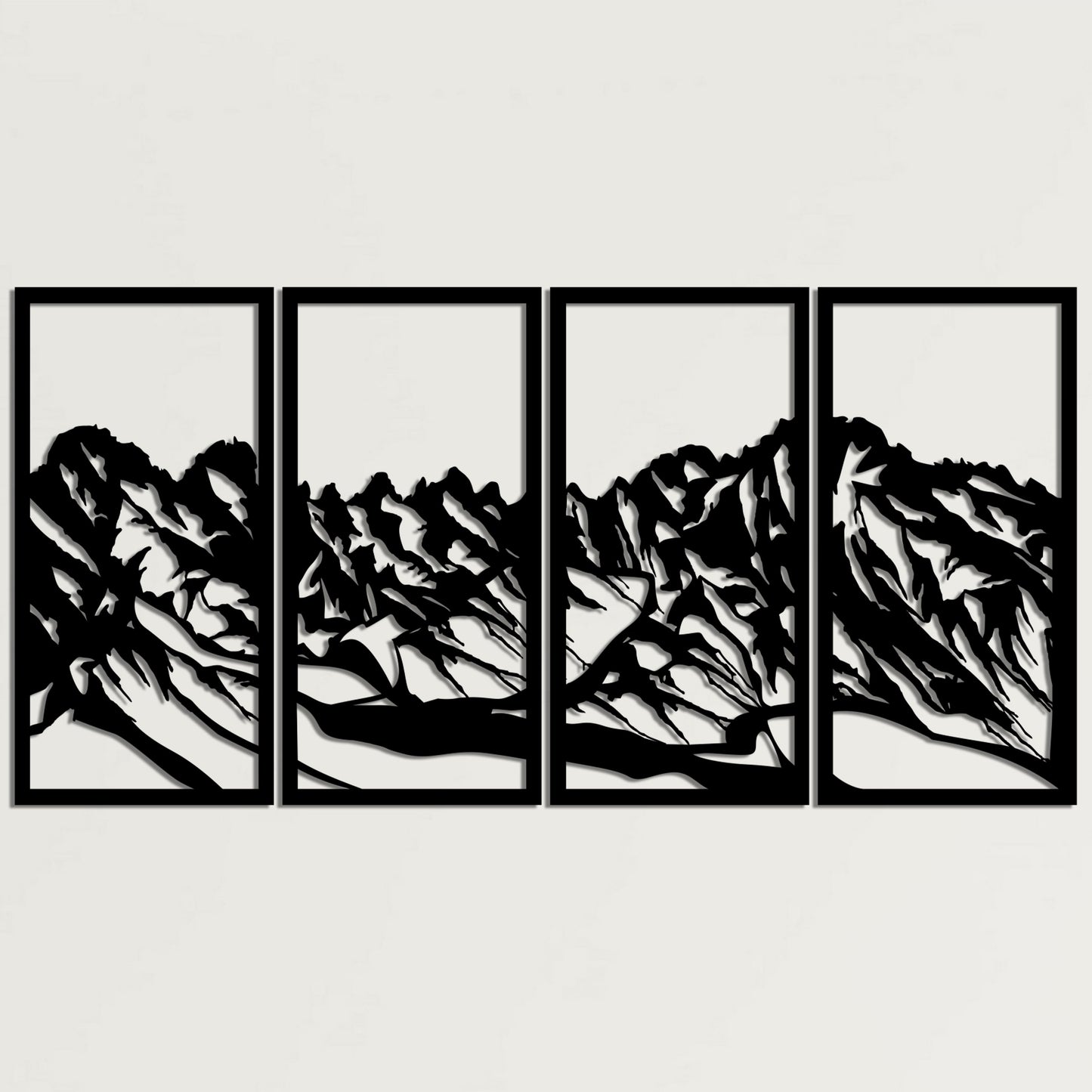 Mountain Range Metal Wall Art