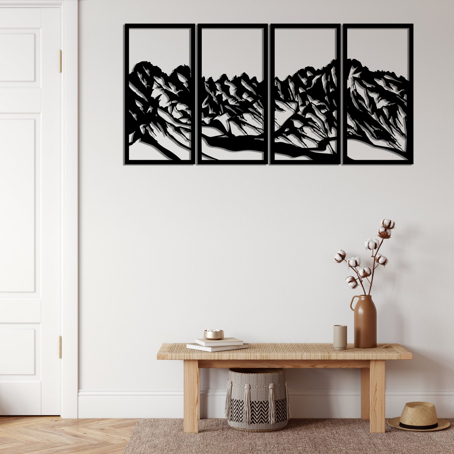 Mountain Range Metal Wall Art