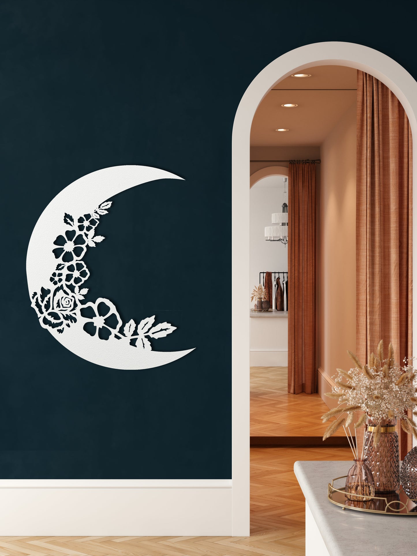 Moon Metal Wall Art