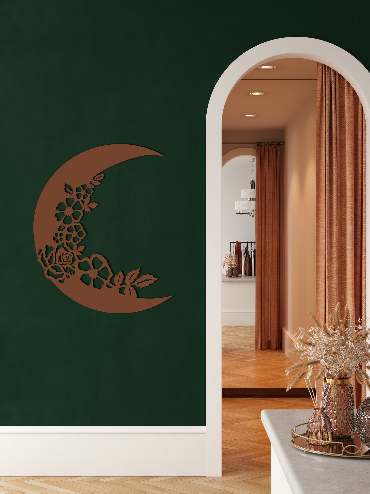 Moon Metal Wall Art