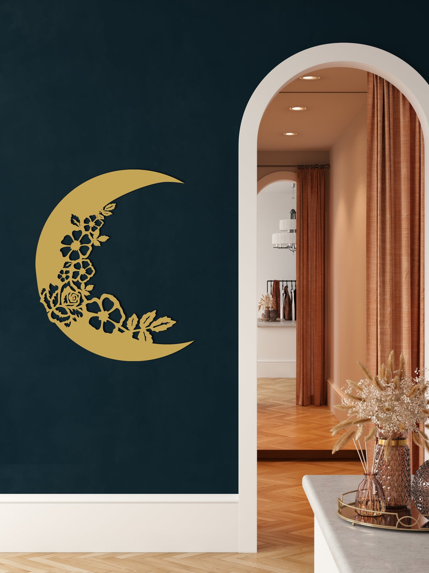 Moon Metal Wall Art