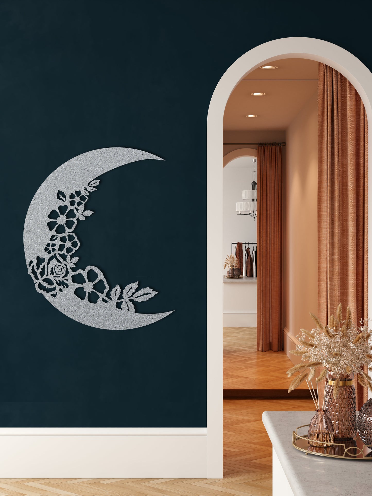 Moon Metal Wall Art