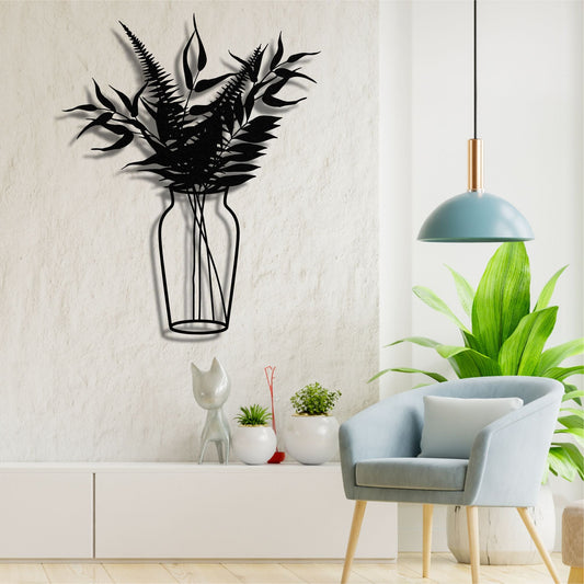 Vase Metal Wall Decor