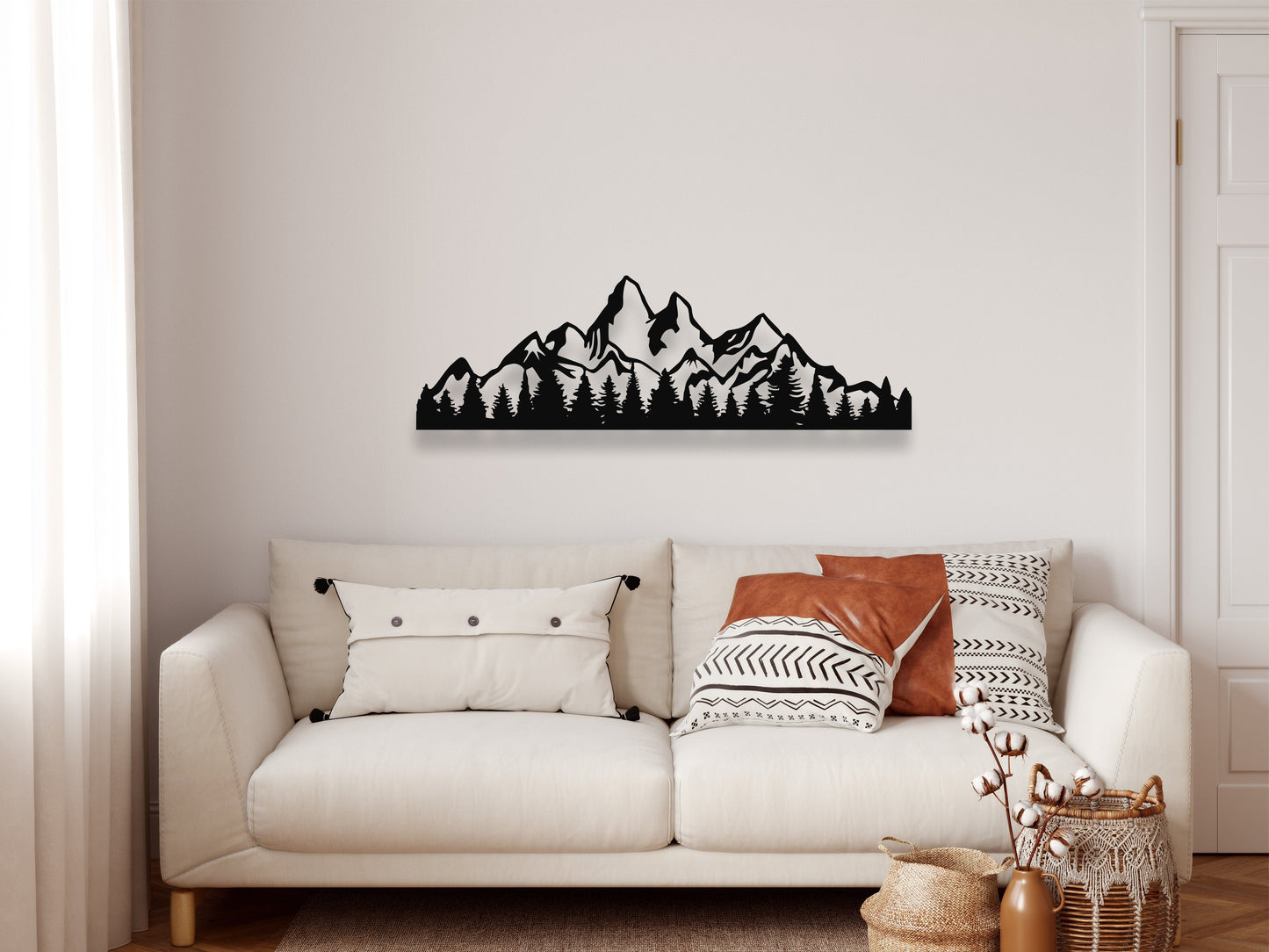 Mountains Metal Wall Art