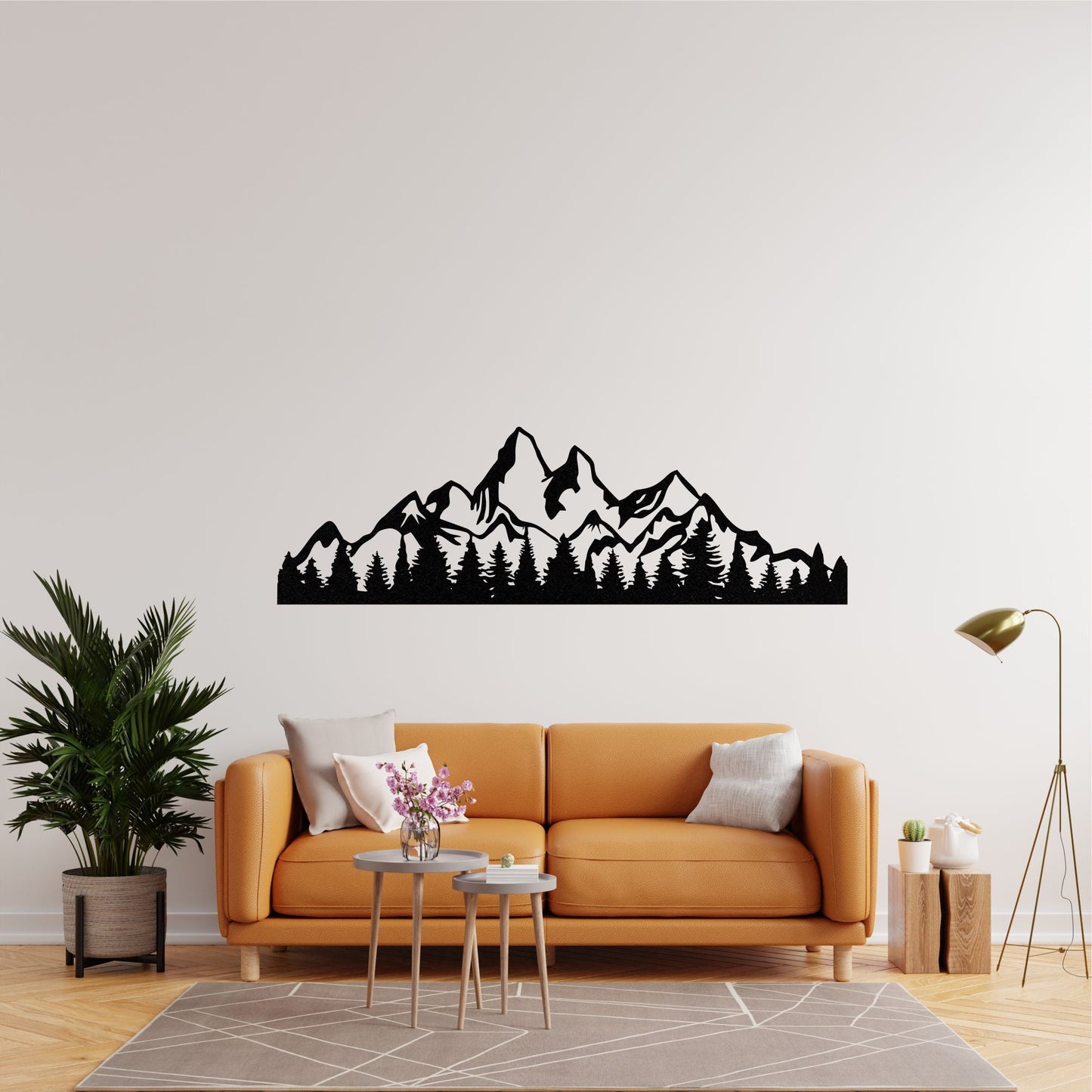 Mountains Metal Wall Art