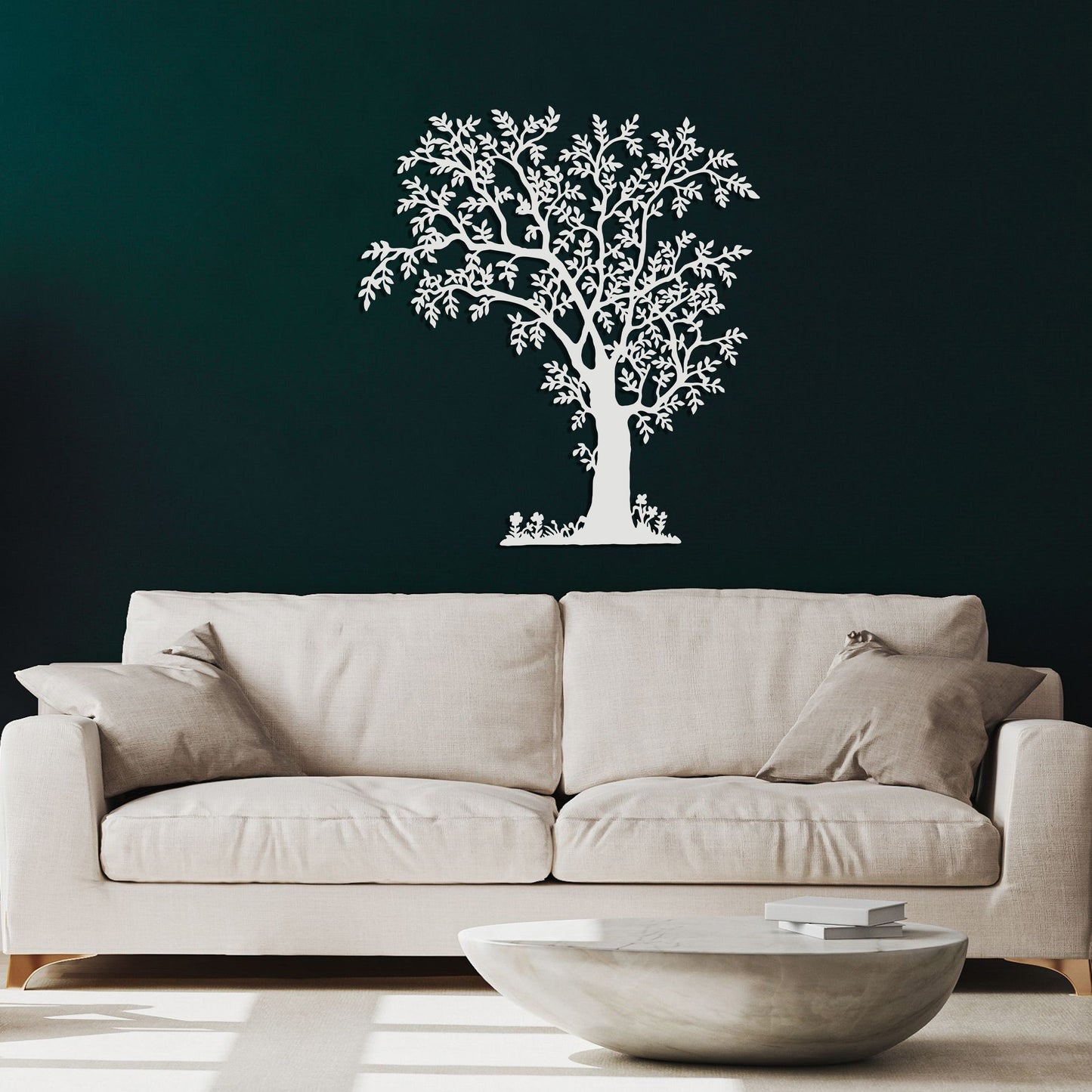 The Leaning Tree Metal Wall Art