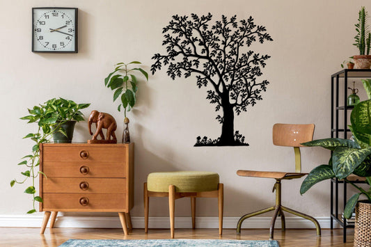 The Leaning Tree Metal Wall Art