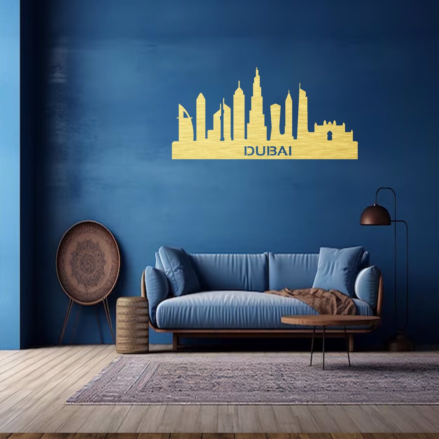 Stunning Dubai Skyline Metal Wall Art Décor