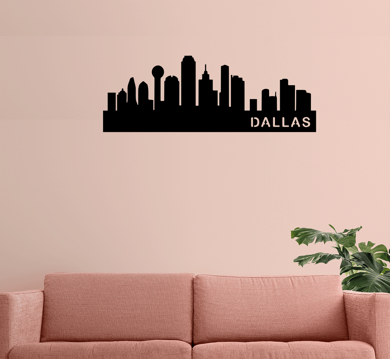 Stunning Dallas Skyline Metal Wall Art for a Striking Decor Statement