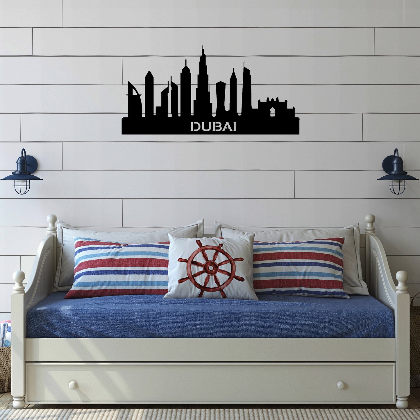 Stunning Dubai Skyline Metal Wall Art Décor