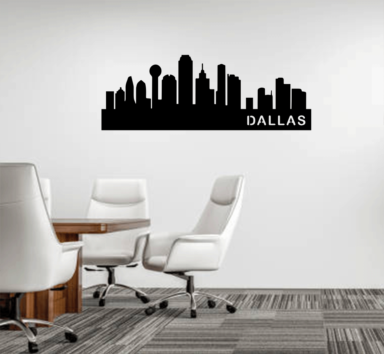 Stunning Dallas Skyline Metal Wall Art for a Striking Decor Statement