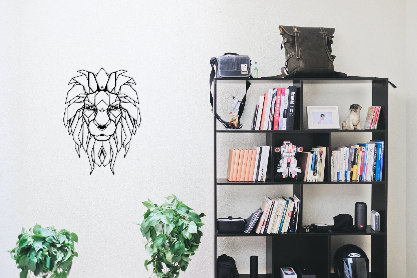 ・"Lion Head"・Premium Metal Wall Art - Limited Edition