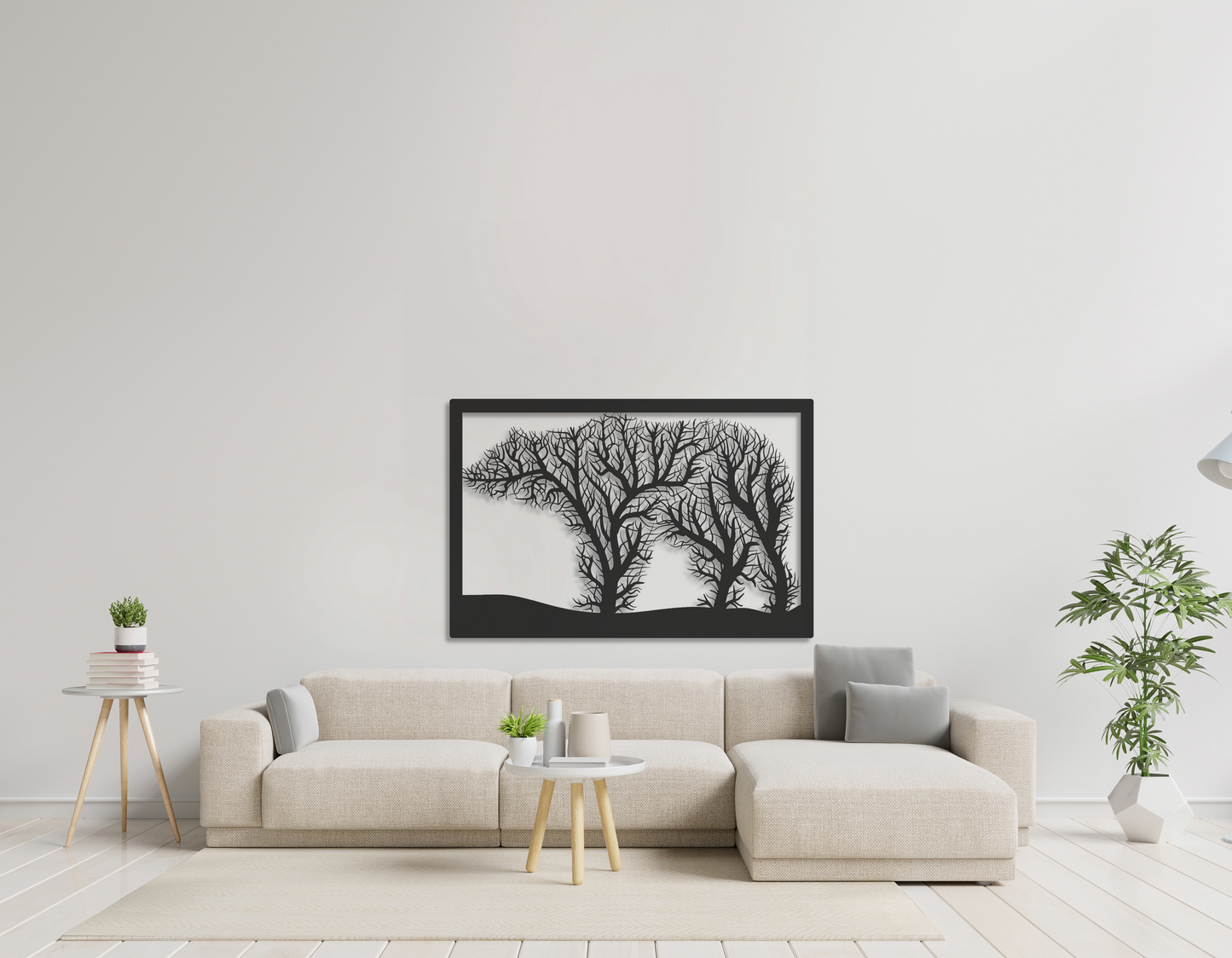 ・"Bear Tree"・Premium Metal Wall Art - Limited Edition