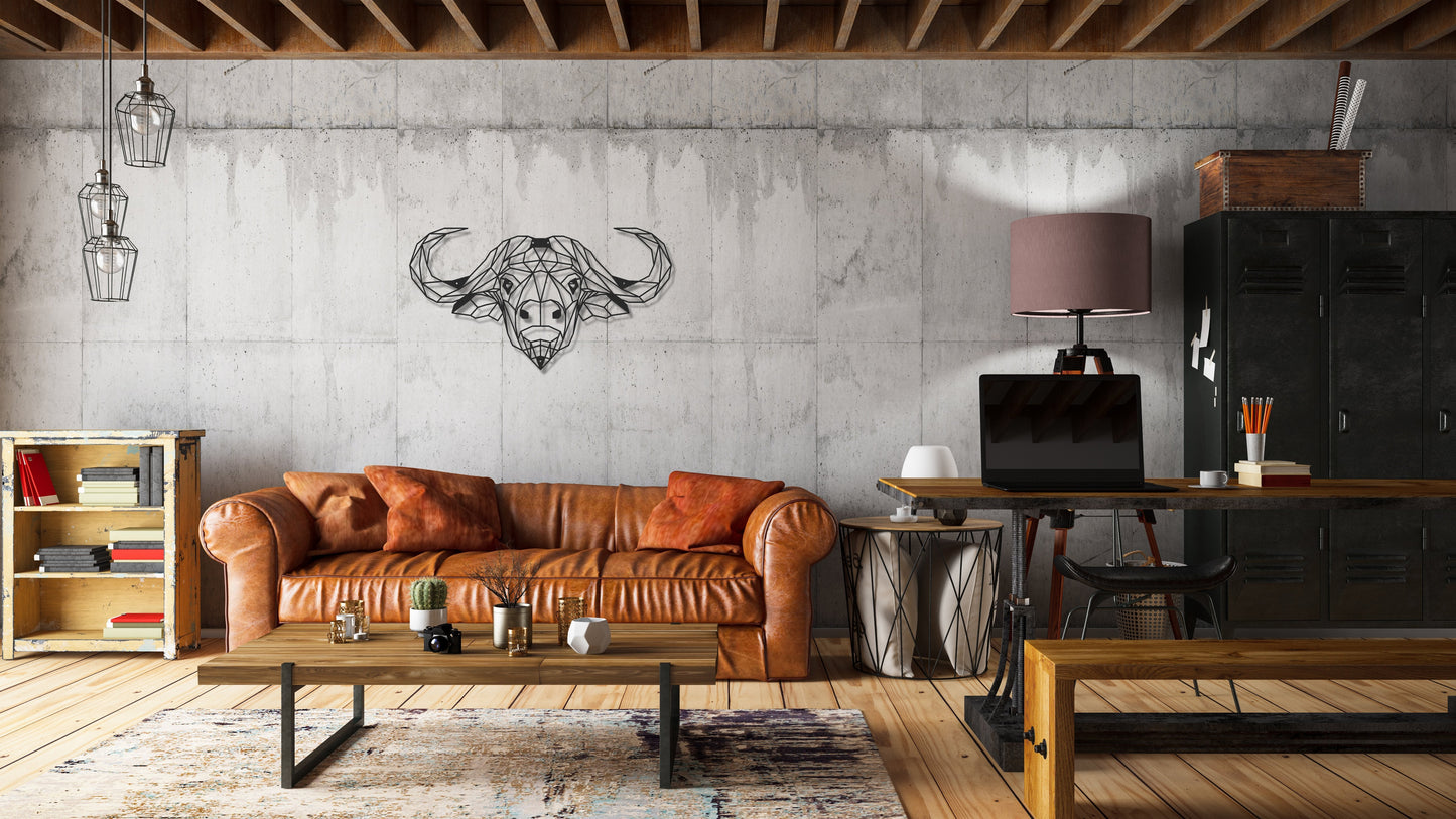 ・"Buffalo"・Premium Metal Wall Art - Limited Edition