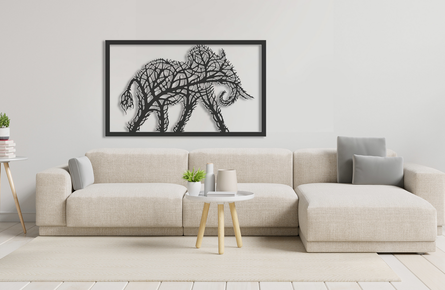 ・"Elephant Tree"・Premium Metal Wall Art - Limited Edition