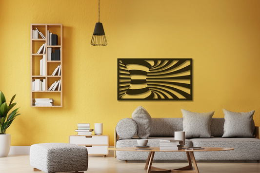 ・"Spiral L"・Premium Metal Wall Art - Limited Edition