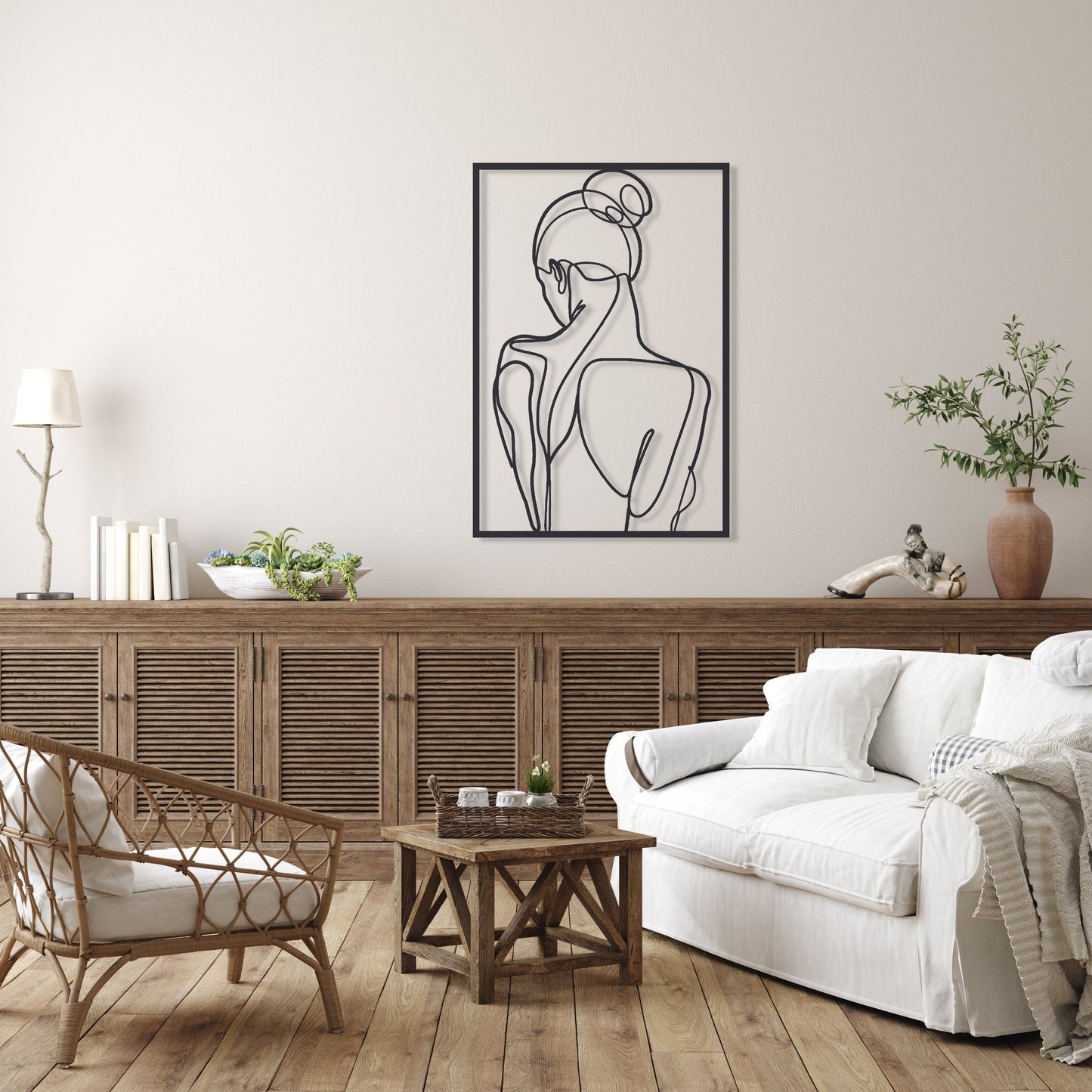 ・"Body Lines v1"・Premium Metal Wall Art - Limited Edition