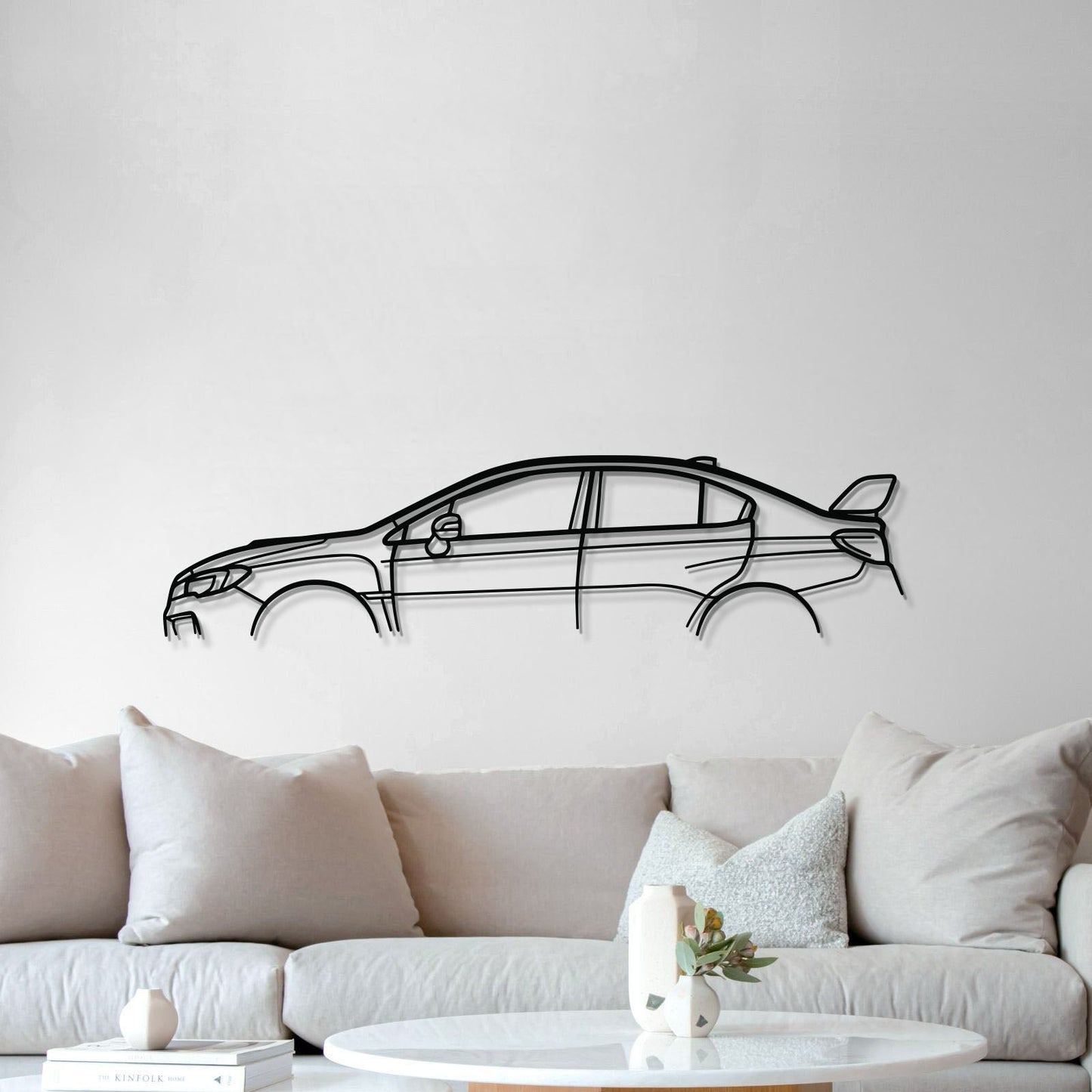 WRX STI VA Metal Car Wall Art - MT1112