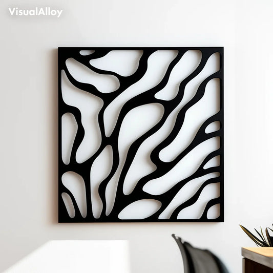 Abstract Metal Wall Art [Lava Flow]