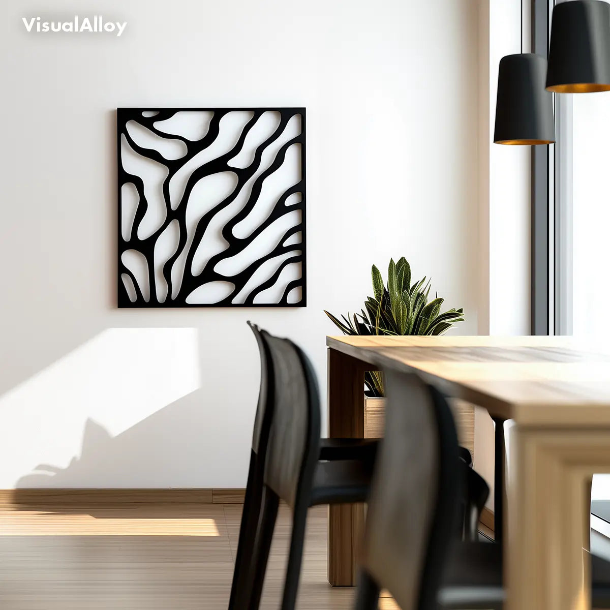 Abstract Metal Wall Art [Lava Flow]