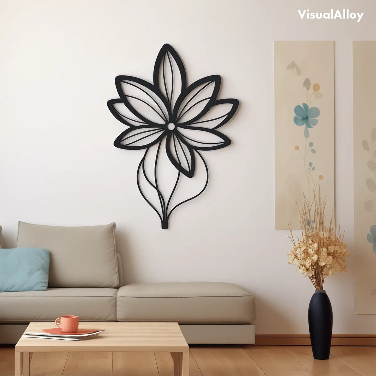 Metal Flower Wall Art