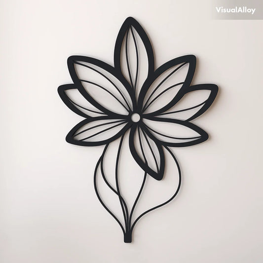 Metal Flower Wall Art